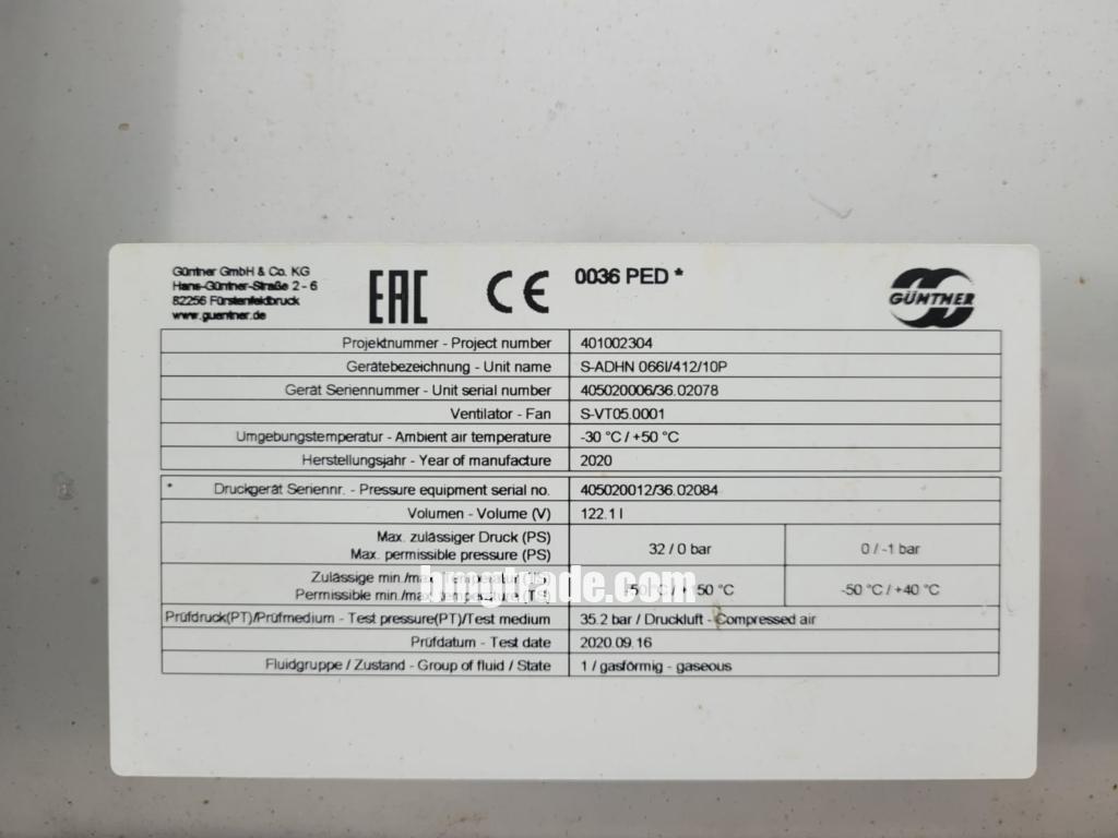 Guntner-cooling-unit-nameplate-1