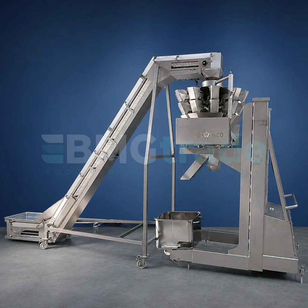 Multihead weigher Bilwinko with VFFS HASSIA packing machine