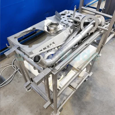 VEMAG Filler HP17C and VEMAG 803 minced meat machine