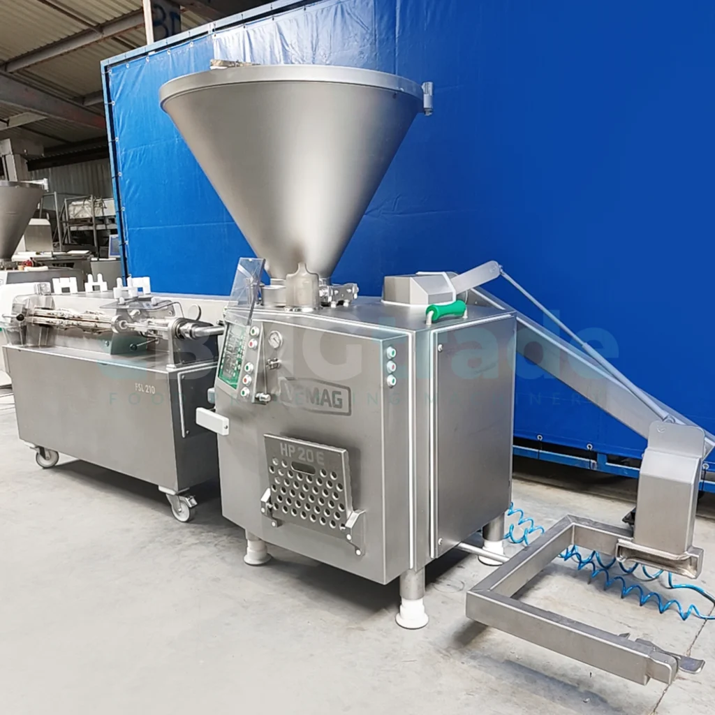 VEMAG Filler HP20E and VEMAG FSL210 Sausage line Food Processing Machinery