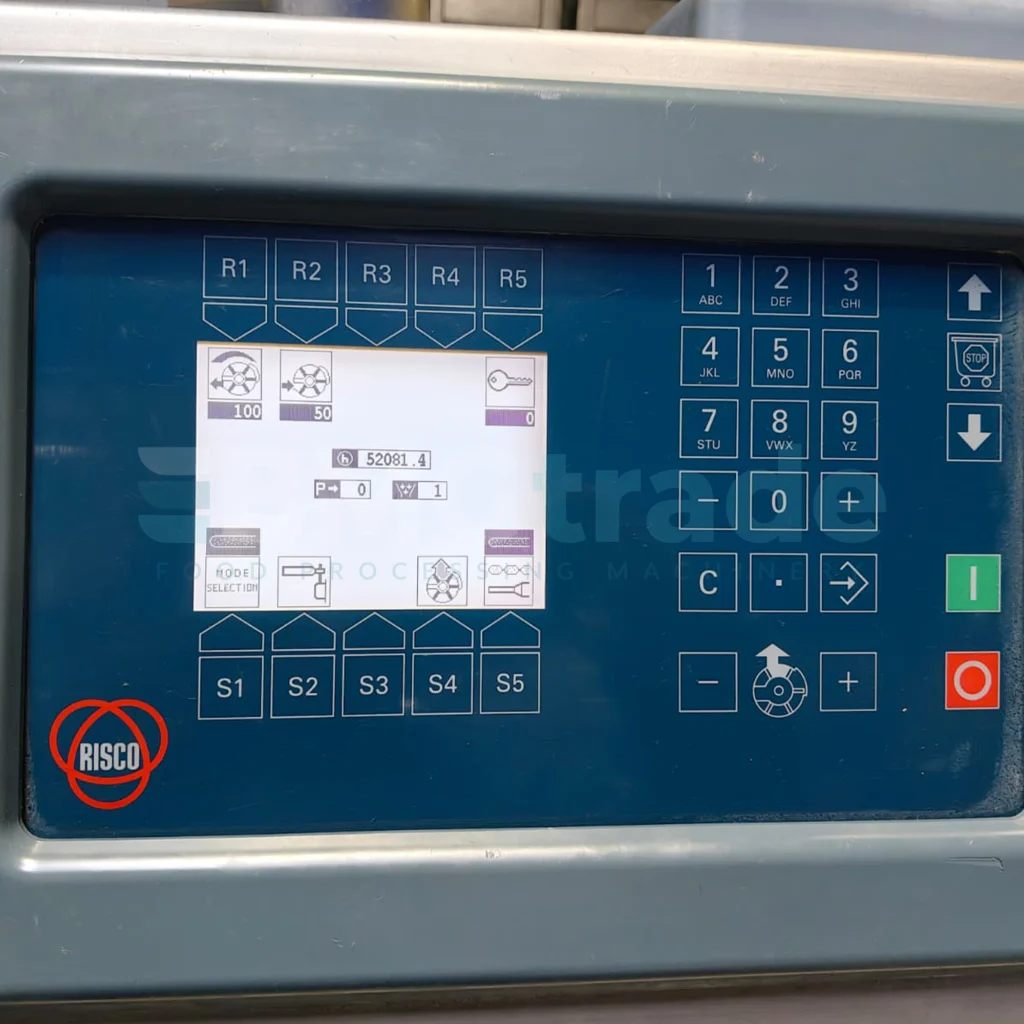 RISCO RS 503 with burger attachment