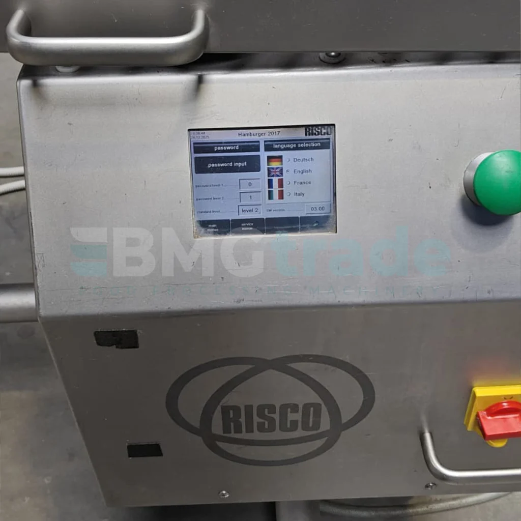 RISCO RS 503 with burger attachment