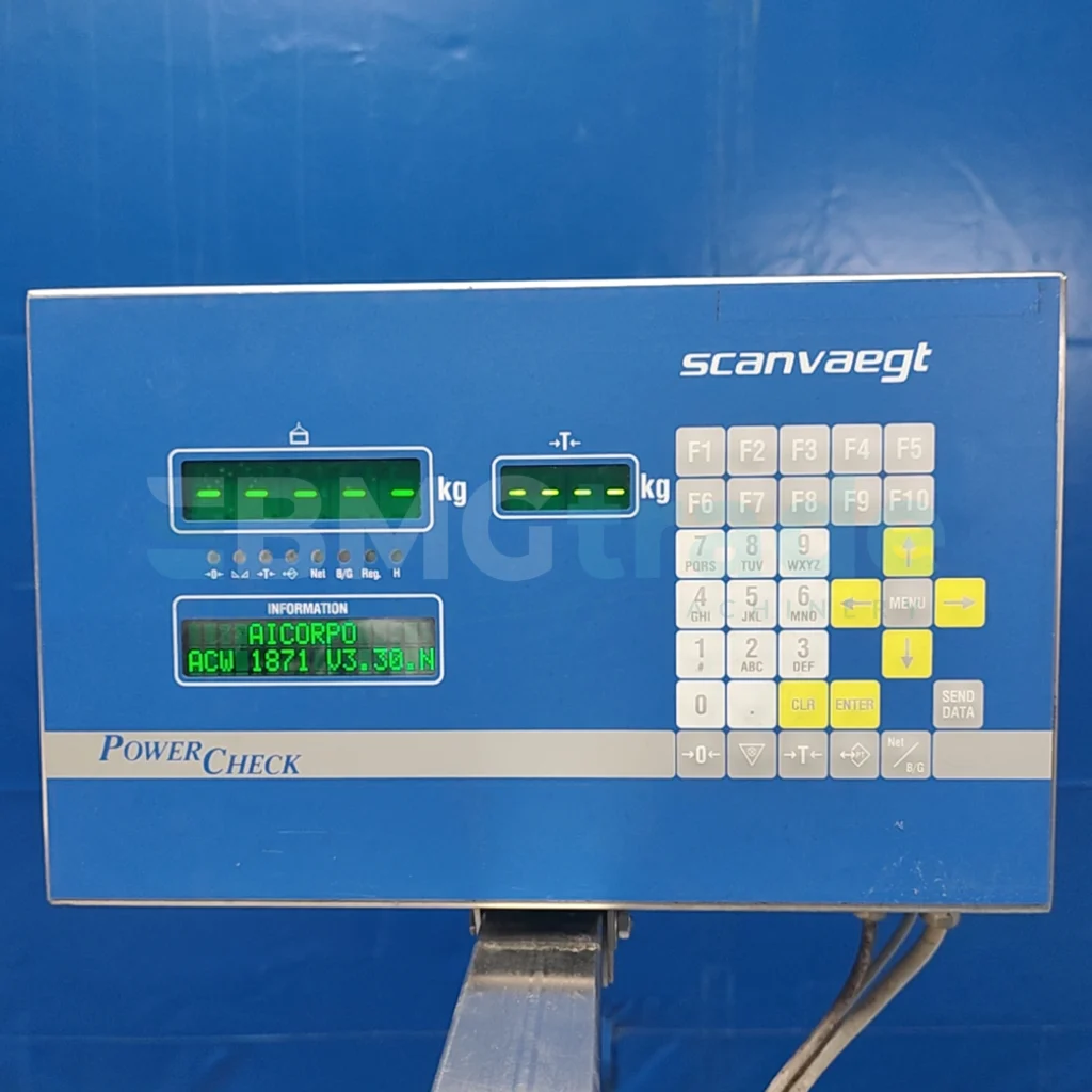 Weigher SCANVAEGT and metal detector Loma MD304