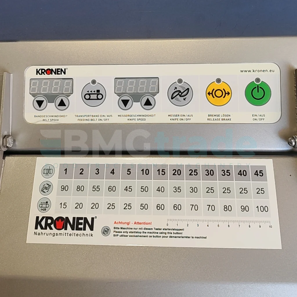 Kronen GS10 belt-cutting machine