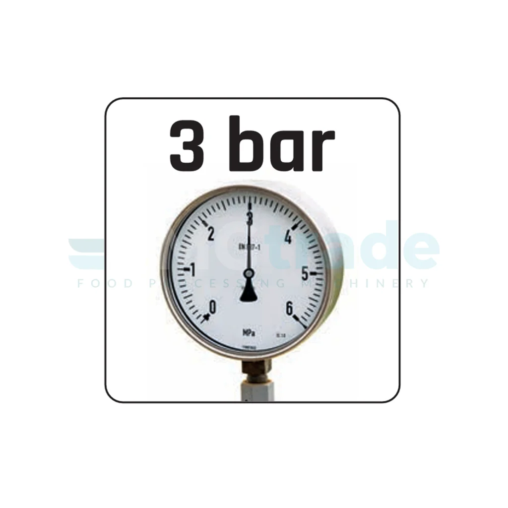 INDUSTRIAL AUTOCLAVE max. operating pressure 3 bar
