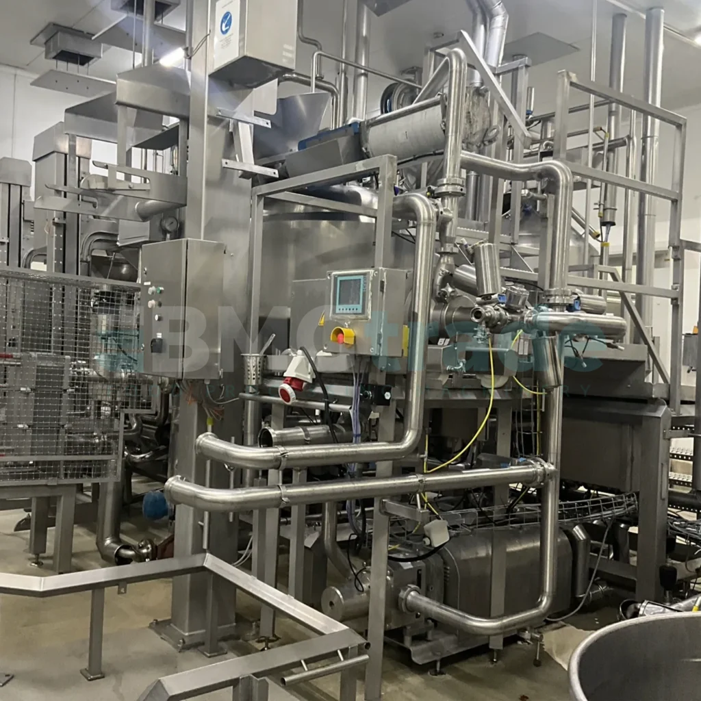 SELO sauce processing line - cooking and cooling