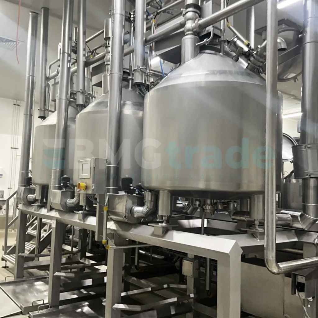 SELO sauce processing line - cooking and cooling