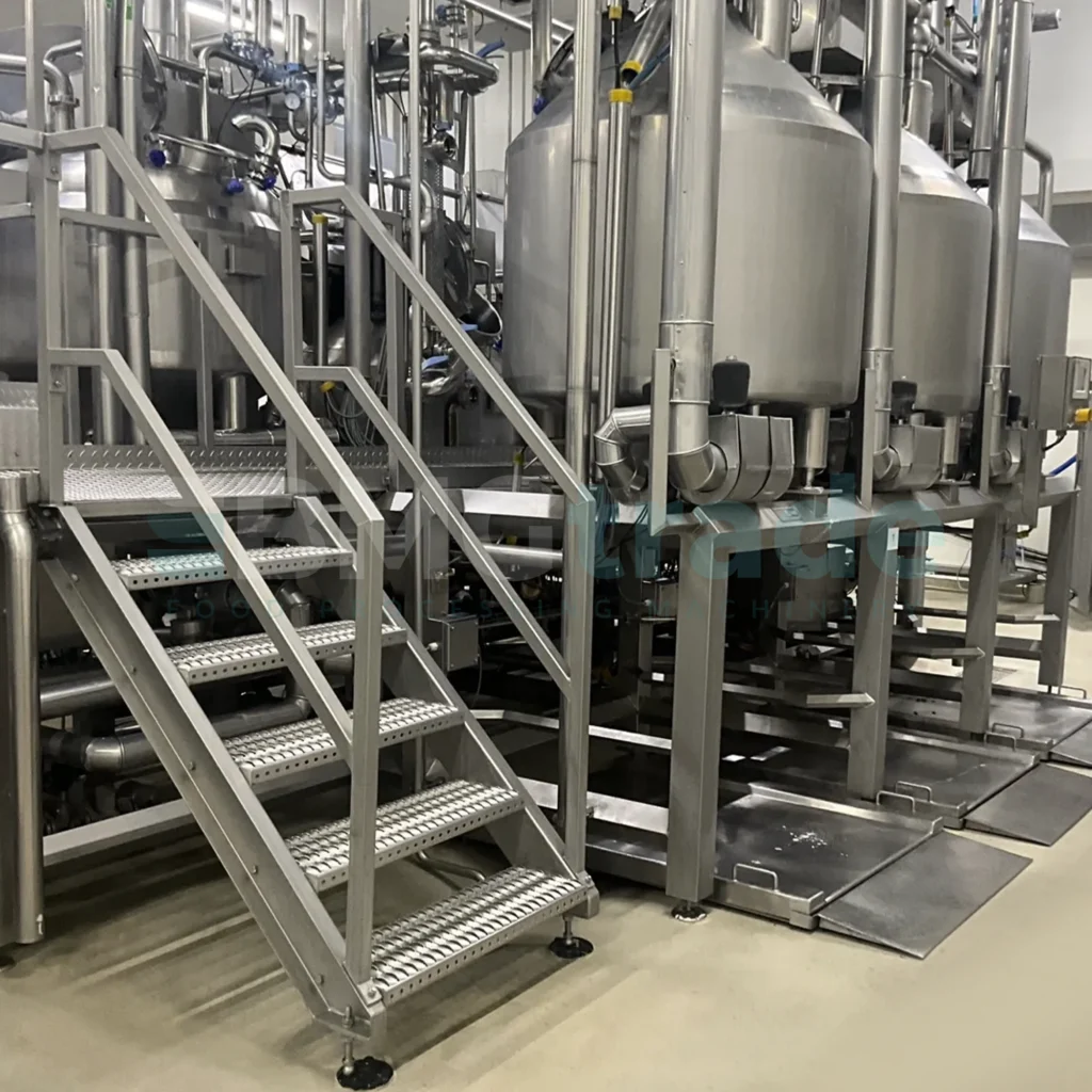 SELO sauce processing line - cooking and cooling