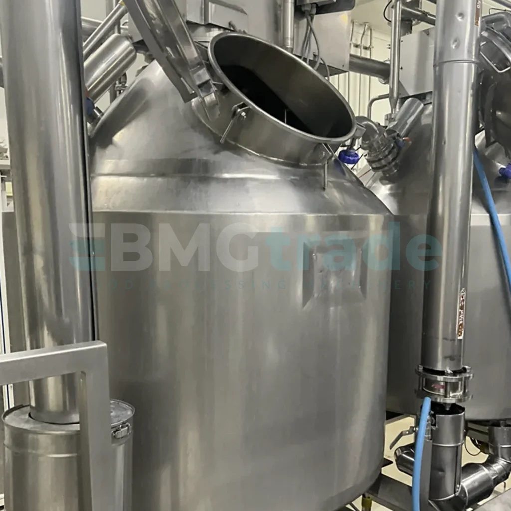 SELO sauce processing line - cooking and cooling