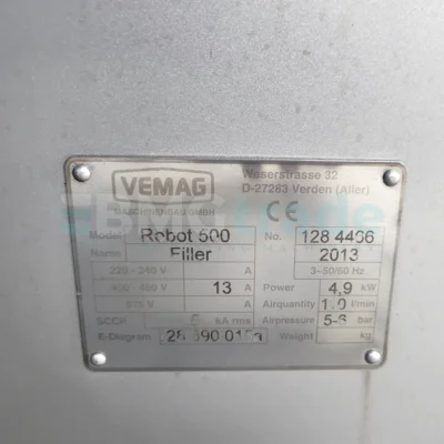 Vemag Robot 500 Vacuum Filler